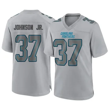 Men's Nike Carolina Panthers Montrell Johnson Jr. Gray Atmosphere Fashion Jersey - Game