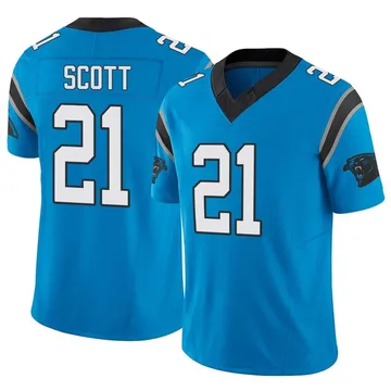 Men's Nike Carolina Panthers Nick Scott Blue Vapor F.U.S.E. Jersey - Limited