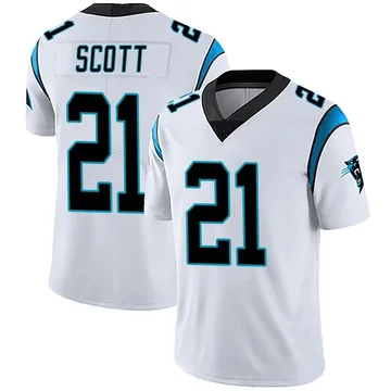 Men's Nike Carolina Panthers Nick Scott White Vapor Untouchable Jersey - Limited