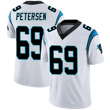 Men's Nike Carolina Panthers Parker Petersen White Vapor Untouchable Jersey - Limited