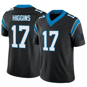 Men's Carolina Panthers Rashard Higgins Black Vapor F.U.S.E. Jersey - Limited