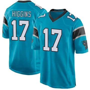 Men's Nike Carolina Panthers Rashard Higgins Blue Alternate Jersey - Game