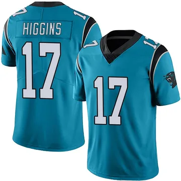 Men's Nike Carolina Panthers Rashard Higgins Blue Alternate Vapor Untouchable Jersey - Limited