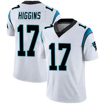 Men's Nike Carolina Panthers Rashard Higgins White Vapor Untouchable Jersey - Limited