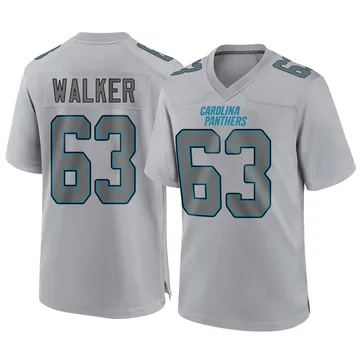 Men's Nike Carolina Panthers Rasheed Walker Gray Atmosphere Fashion Jersey - Game