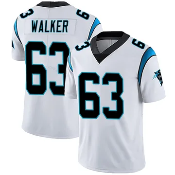 Men's Nike Carolina Panthers Rasheed Walker White Vapor Untouchable Jersey - Limited