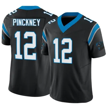 Men's Nike Carolina Panthers Sam Pinckney Black Vapor F.U.S.E. Jersey - Limited