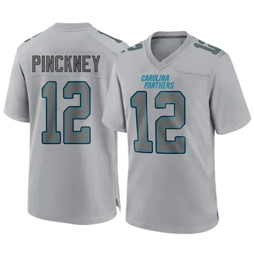 Men's Nike Carolina Panthers Sam Pinckney Gray Atmosphere Fashion Jersey - Game