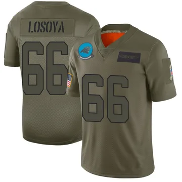 Men's Nike Carolina Panthers Steven Losoya Camo 2019 Salute to Service Jersey - Limited