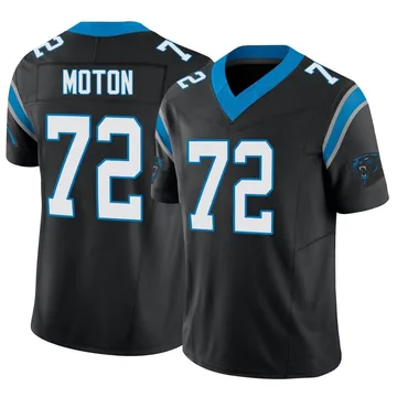 Men's Carolina Panthers Taylor Moton Black Vapor F.U.S.E. Jersey - Limited