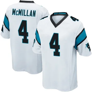 Men's Nike Carolina Panthers Tetairoa McMillan White Jersey - Game