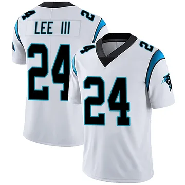 Men's Nike Carolina Panthers Will Lee III White Vapor Untouchable Jersey - Limited