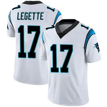 Men's Nike Carolina Panthers Xavier Legette White Vapor Untouchable Jersey - Limited