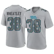 Men's Nike Carolina Panthers Zakee Wheatley Gray Atmosphere Fashion Jersey - Game