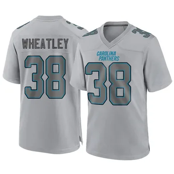 Men's Nike Carolina Panthers Zakee Wheatley Gray Atmosphere Fashion Jersey - Game
