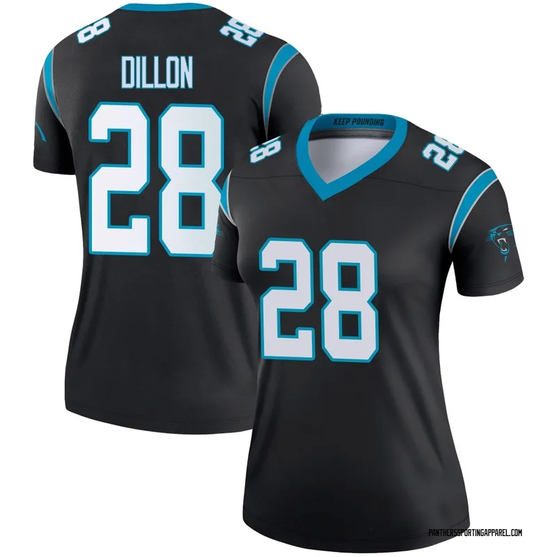 Women's Nike Carolina Panthers AJ Dillon Black Jersey - Legend