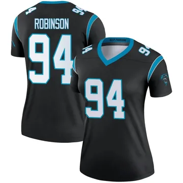Women's Nike Carolina Panthers A'Shawn Robinson Black Jersey - Legend