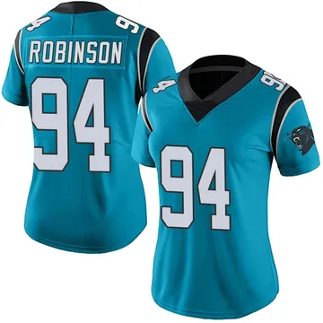 Women's Nike Carolina Panthers A'Shawn Robinson Blue Alternate Vapor Untouchable Jersey - Limited
