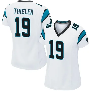 Women's Nike Carolina Panthers Adam Thielen White Jersey - Game