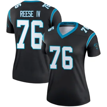 Women's Nike Carolina Panthers Albert Reese IV Black Jersey - Legend