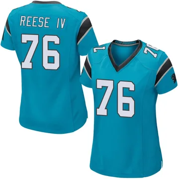 Women's Nike Carolina Panthers Albert Reese IV Blue Alternate Jersey - Game