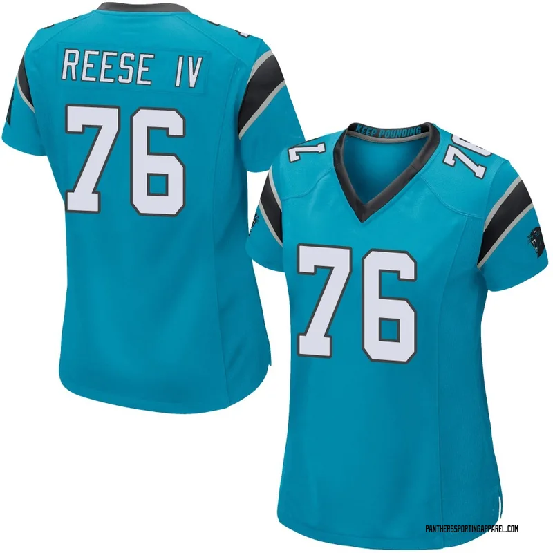 Women's Nike Carolina Panthers Albert Reese IV Blue Alternate Jersey - Game