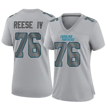Women's Nike Carolina Panthers Albert Reese IV Gray Atmosphere Fashion Jersey - Game