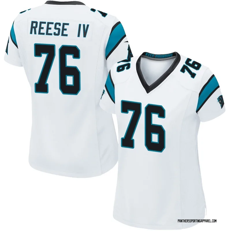 Women's Nike Carolina Panthers Albert Reese IV White Jersey - Game