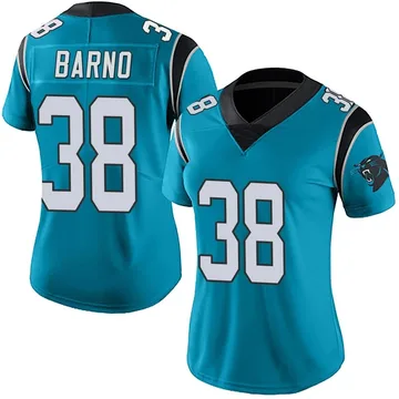 Women's Nike Carolina Panthers Amare Barno Blue Alternate Vapor Untouchable Jersey - Limited