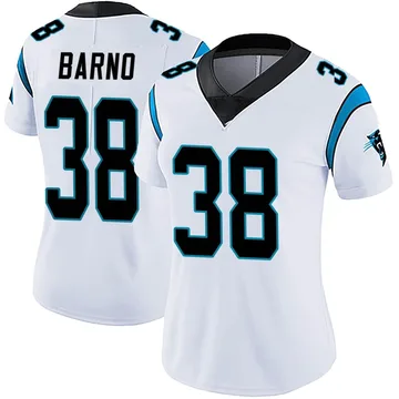 Women's Nike Carolina Panthers Amare Barno White Vapor Untouchable Jersey - Limited