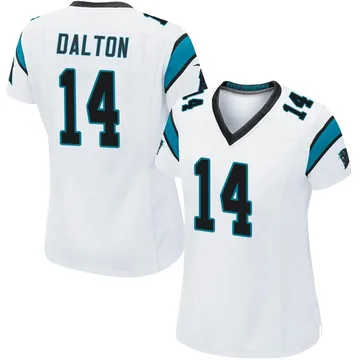 Women's Nike Carolina Panthers Andy Dalton White Jersey - Game