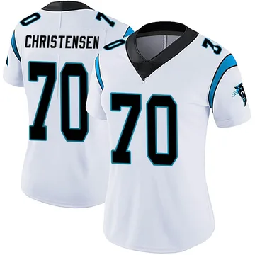 Women's Nike Carolina Panthers Brady Christensen White Vapor Untouchable Jersey - Limited