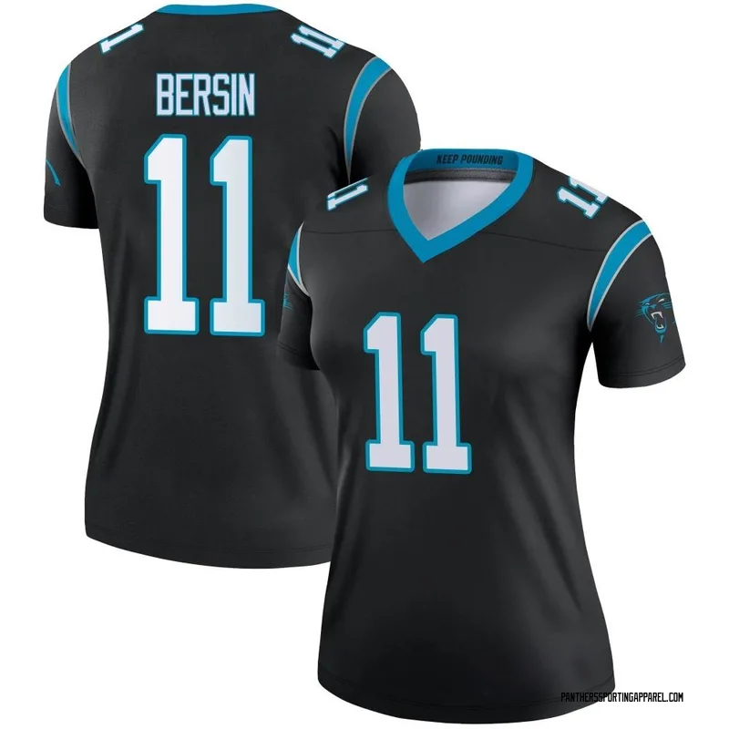 Women's Nike Carolina Panthers Brenton Bersin Black Jersey - Legend