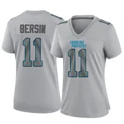 Women's Nike Carolina Panthers Brenton Bersin Gray Atmosphere Fashion Jersey - Game