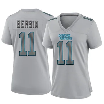 Women's Nike Carolina Panthers Brenton Bersin Gray Atmosphere Fashion Jersey - Game