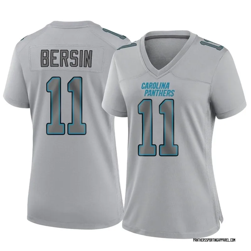 Women's Nike Carolina Panthers Brenton Bersin Gray Atmosphere Fashion Jersey - Game