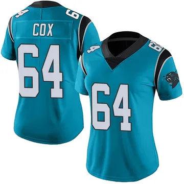Women's Nike Carolina Panthers Bryan Cox Blue Alternate Vapor Untouchable Jersey - Limited