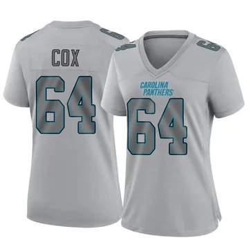 Women's Nike Carolina Panthers Bryan Cox Gray Atmosphere Fashion Jersey - Game