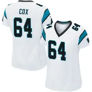Women's Nike Carolina Panthers Bryan Cox White Jersey - Game