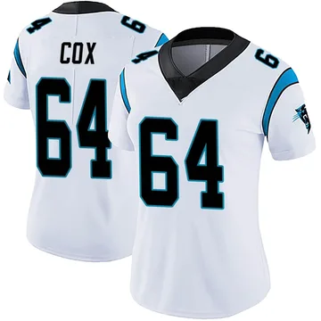 Women's Nike Carolina Panthers Bryan Cox White Vapor Untouchable Jersey - Limited