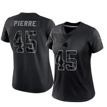 Women's Nike Carolina Panthers Bryce Pierre Black Reflective Jersey - Limited