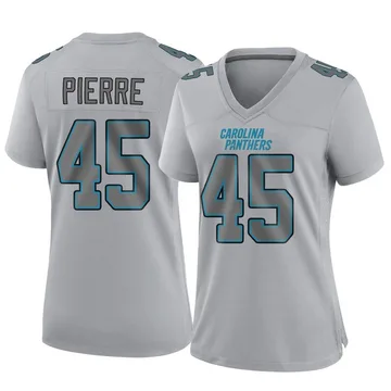 Women's Nike Carolina Panthers Bryce Pierre Gray Atmosphere Fashion Jersey - Game