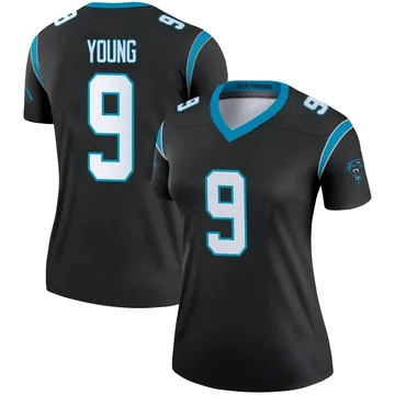 Women's Nike Carolina Panthers Bryce Young Black Jersey - Legend