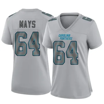Women's Nike Carolina Panthers Cade Mays Gray Atmosphere Fashion Jersey - Game