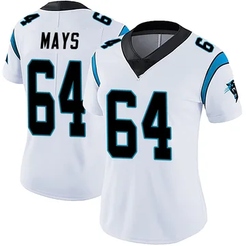 Women's Nike Carolina Panthers Cade Mays White Vapor Untouchable Jersey - Limited
