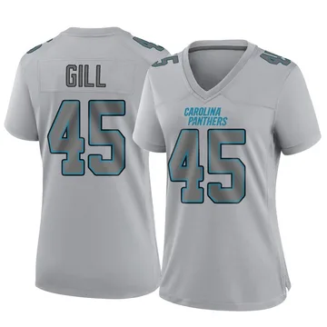 Women's Nike Carolina Panthers Cam Gill Gray Atmosphere Fashion Jersey - Game