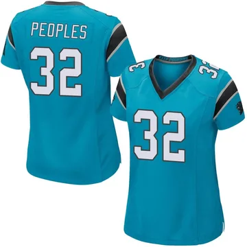 Women's Nike Carolina Panthers Camerun Peoples Blue Alternate Jersey - Game
