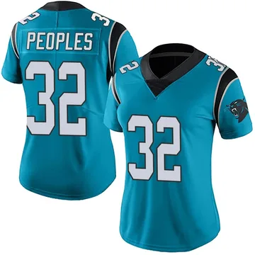 Women's Nike Carolina Panthers Camerun Peoples Blue Alternate Vapor Untouchable Jersey - Limited