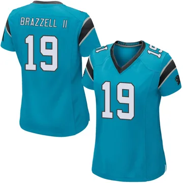 Women's Nike Carolina Panthers Chris Brazzell II Blue Alternate Jersey - Game