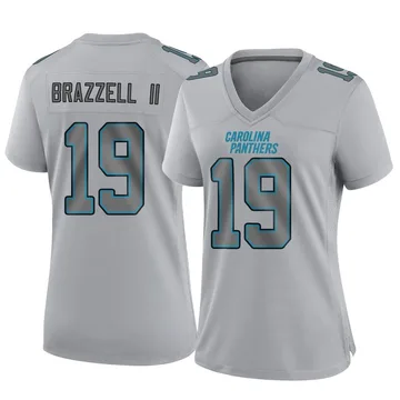 Women's Nike Carolina Panthers Chris Brazzell II Gray Atmosphere Fashion Jersey - Game